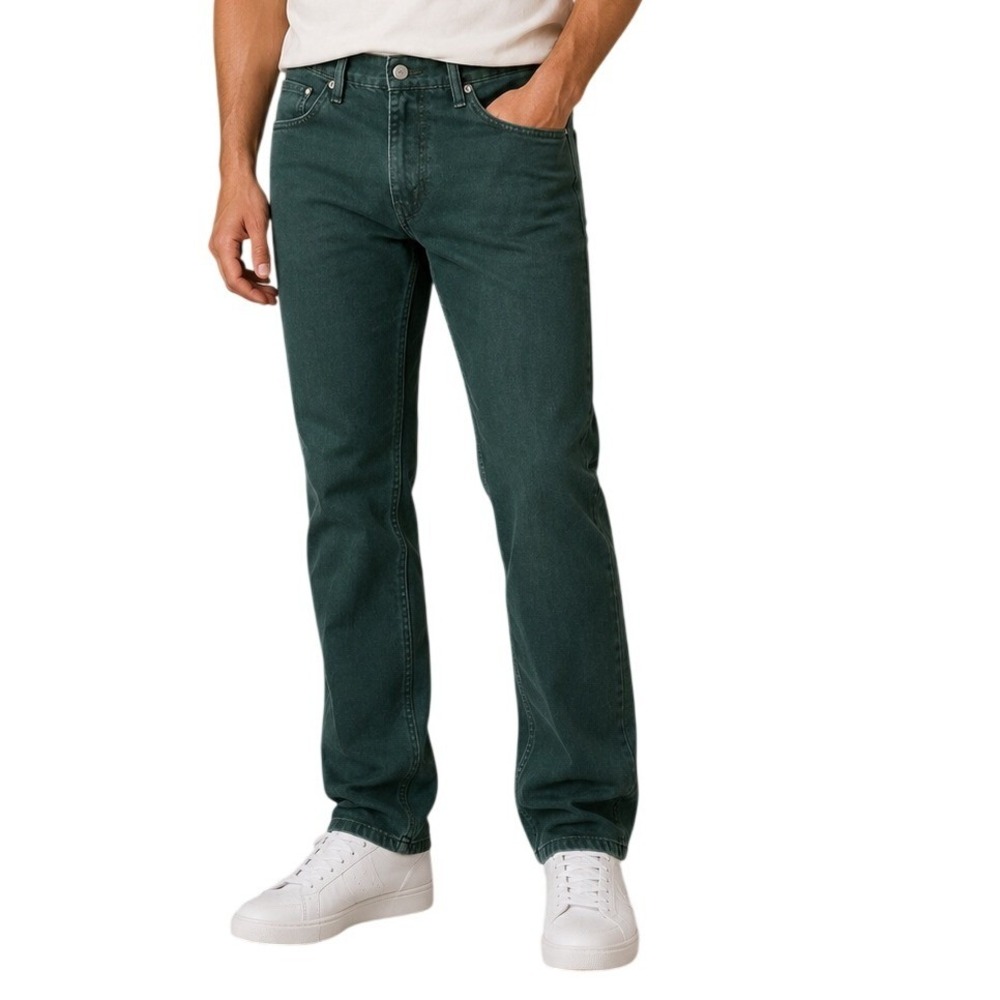 Levis 514 Forest Green Straight Fit Pants Men's 32x30